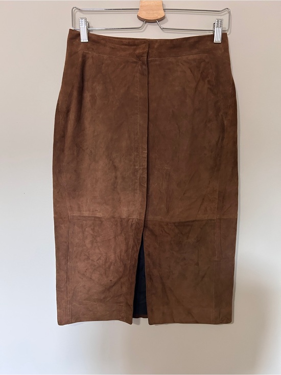 JUDITH & CHARLES Dresses & Skirts - JUDITH & CHARLES 100% Genuine Suede Midi Skirt